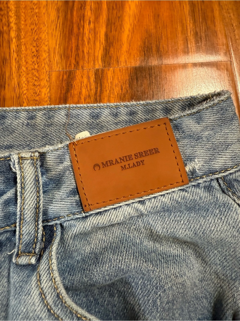 Light Wash High-Rise Straight Jeans - Size 25 - Picture 4 of 15